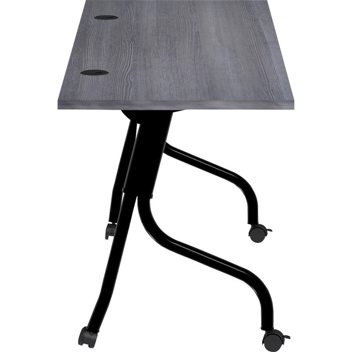 Lorell Charcoal Flip Top Training Table