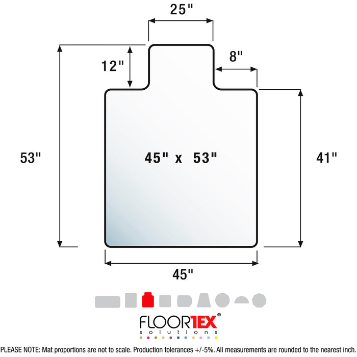 Floortex Cleartex Advantagemat Black Low Pile Carpet PVC Lipped Chair Mat