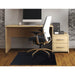 Advantagemat® Black Vinyl Lipped Chair Mat for Hard Floor - 36" x 48"