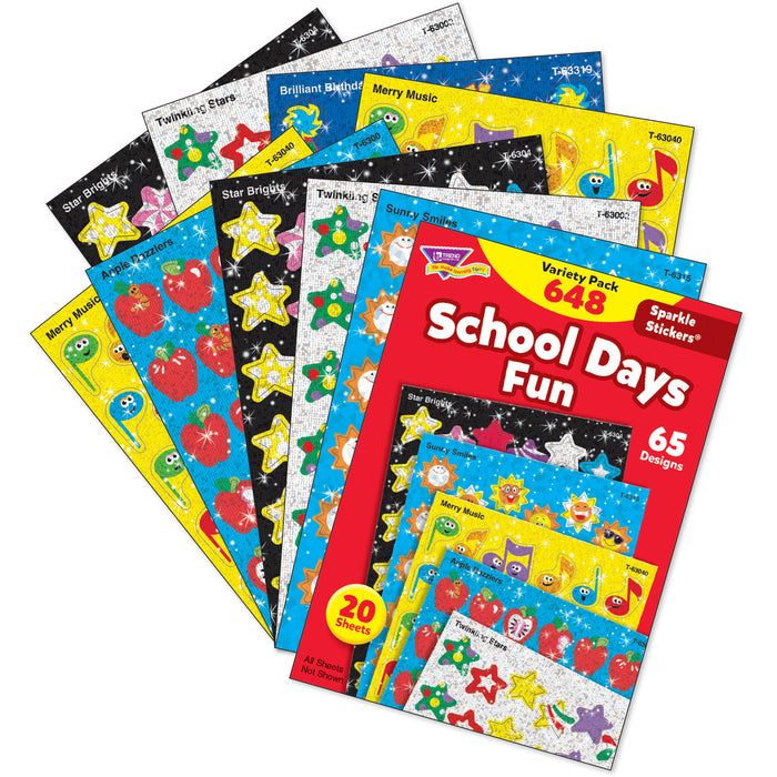 Trend Sparkle Stickers School Days Fun Stickers