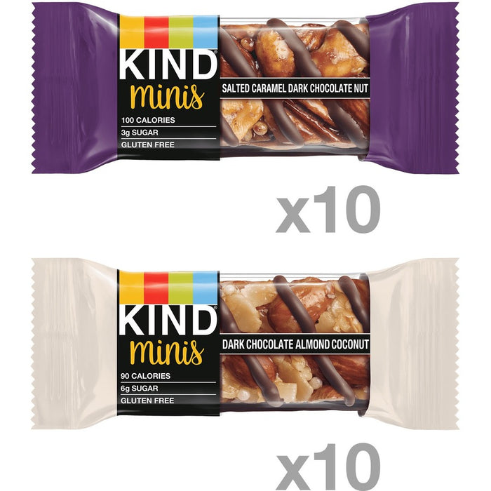 KIND Minis Dark Chocolate Nut Bars Variety