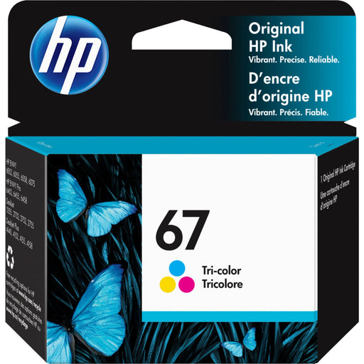 HP 67 Original Inkjet Ink Cartridge - Tri-color - 1 Each