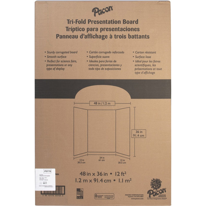 Pacon 140 lb. Watercolor Single Wall Presentation Board