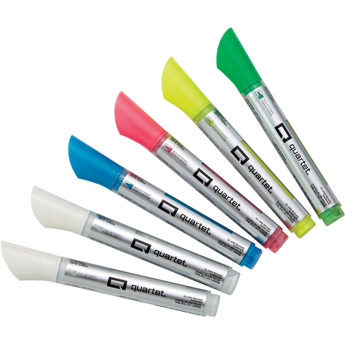 Quartet Glass Board Bullet Tip Neon Markers