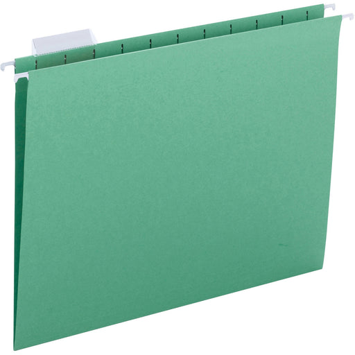 Business Source 1/5 Tab Cut Letter Recycled Hanging Folder