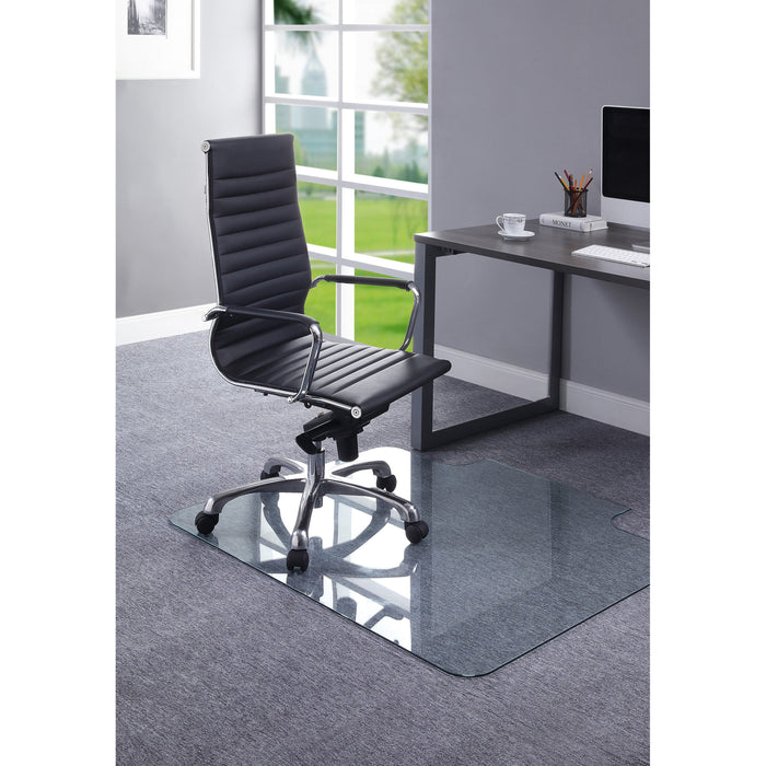 Lorell Glass Chairmat with Lip