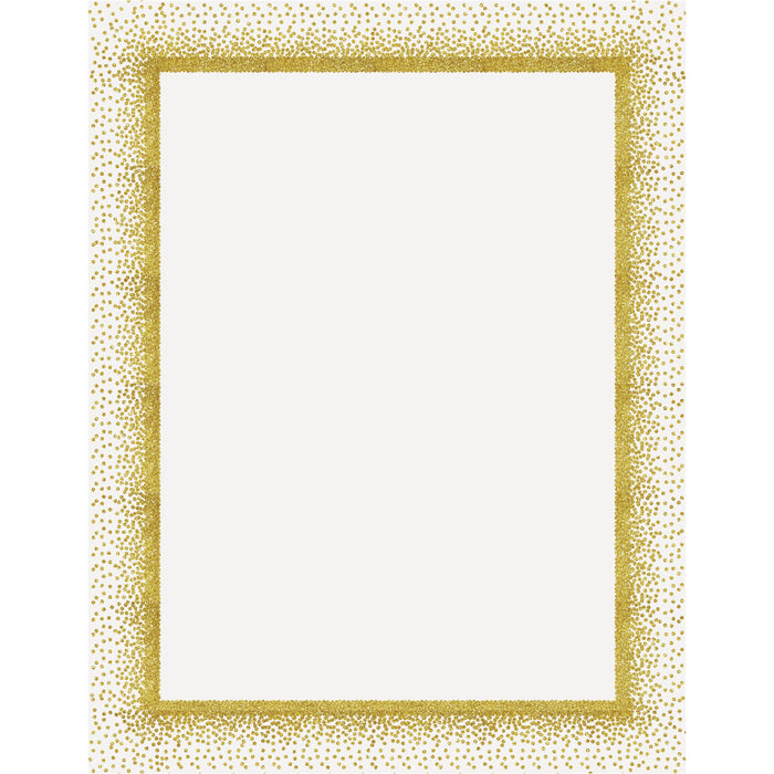 Geographics Confetti Gold Design Poster Board