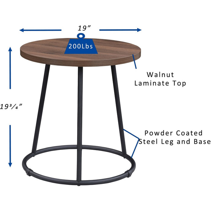 Lorell Round Side Table