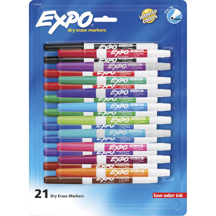 Expo Low-Odor Dry Erase Fine Tip Markers