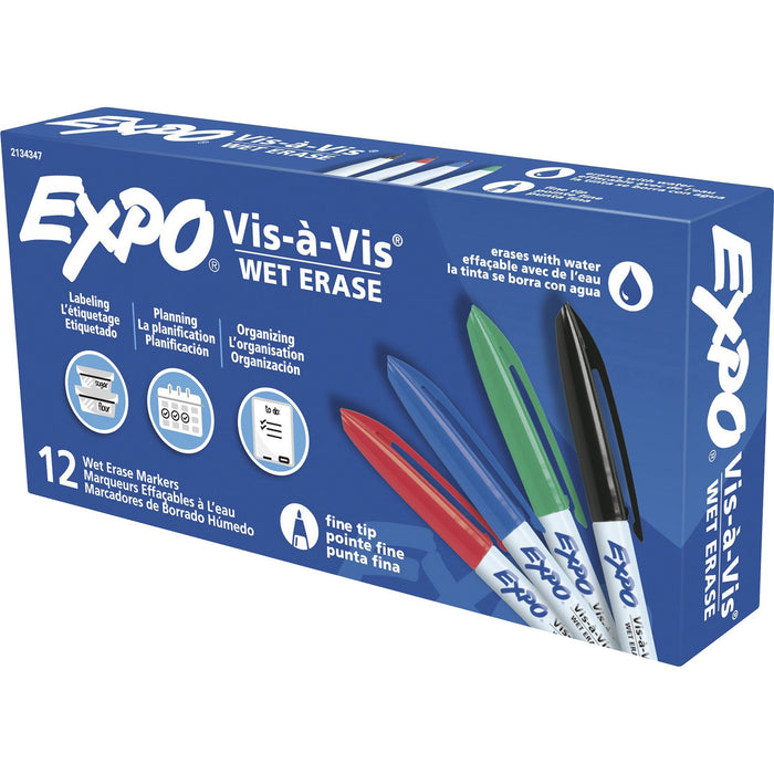 Expo Vis-A-Vis Wet-Erase Markers