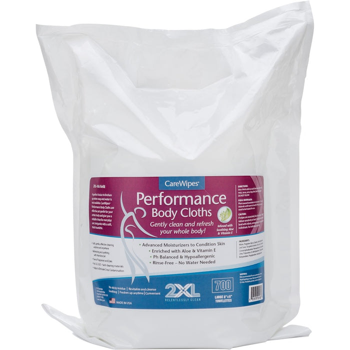 2XL Vitamin E & Aloe Performance Body Cloths