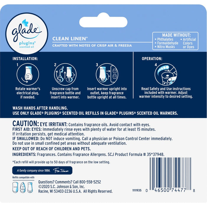 Glade Plug-In Warmers Linen Air Refill