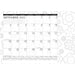 House of Doolittle Academic Doodle Monthly Desk Pad Calendar