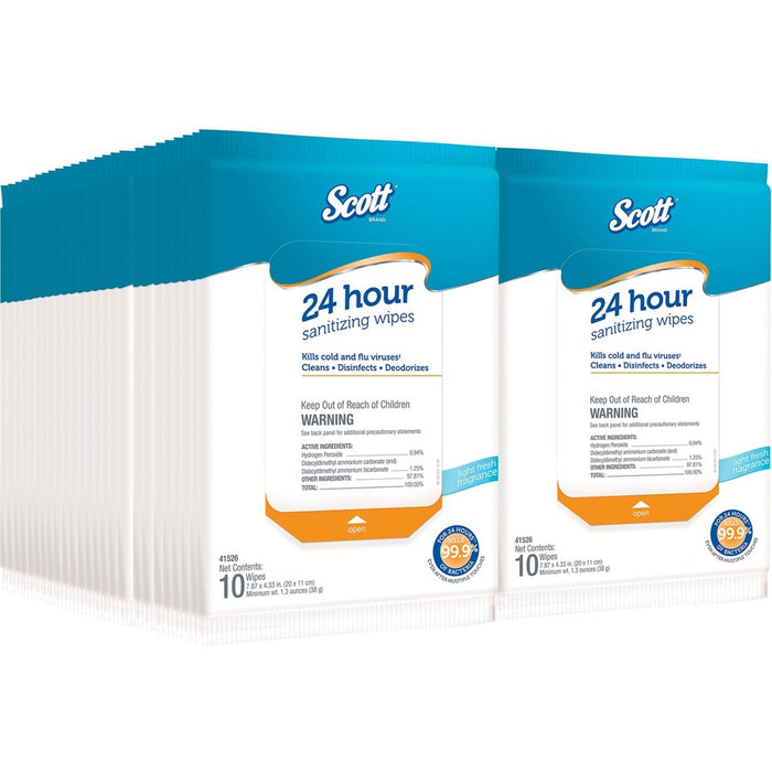 Scott 24 Hour Sanitizing Wipes