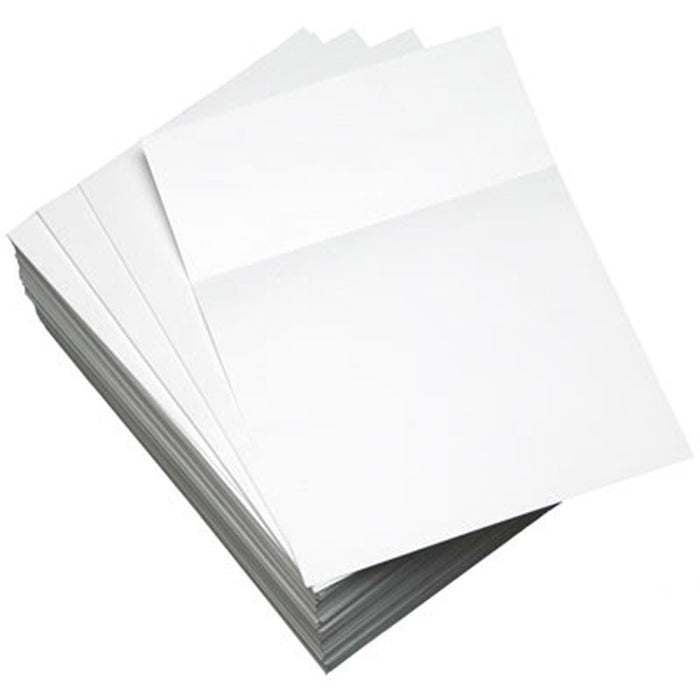 Lettermark Punched & Perforated Papers with Perforations 3-1/2" from the Bottom - White