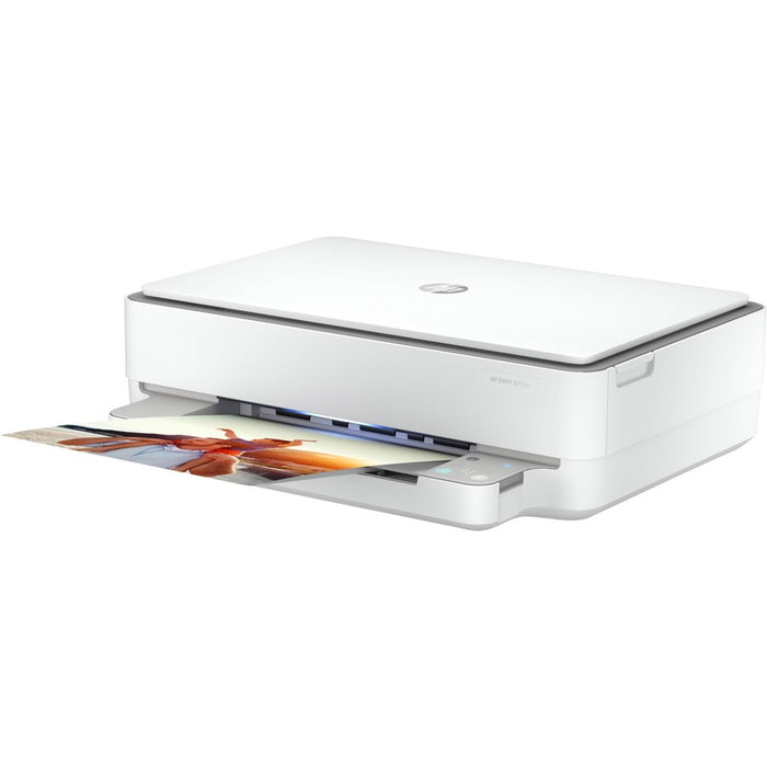 HP Envy 6055E Wireless Inkjet Multifunction Printer - Color - White