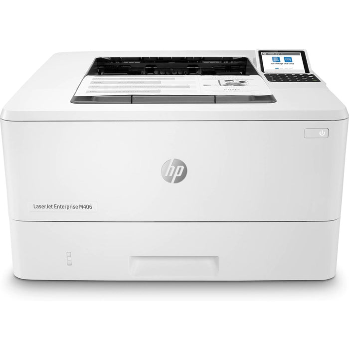 HP LaserJet Enterprise M406dn Desktop Laser Printer - Monochrome