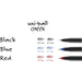 uniball Onyx Rollerball Pens