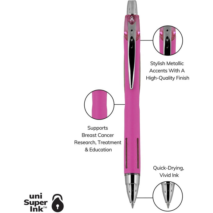 uni® Jetstream RT Pink Ribbon Ballpoint Pen