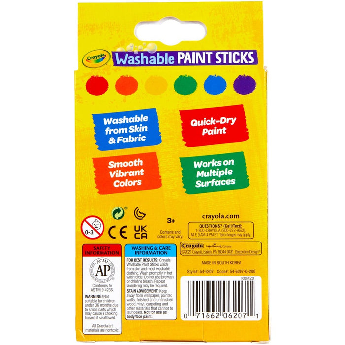 Crayola Washable Paint Sticks