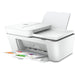 HP Deskjet 4155e Wireless Inkjet Multifunction Printer - Color - White