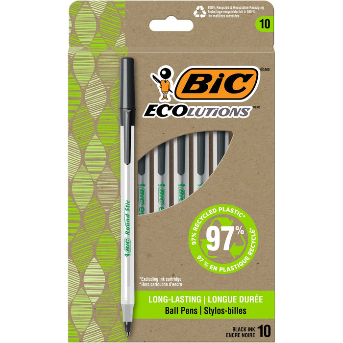 BIC Ecolutions Round Stic Ball Point Pen