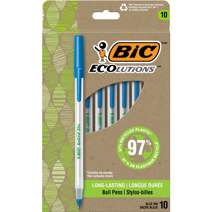 BIC Ecolutions Round Stic Ball Point Pen