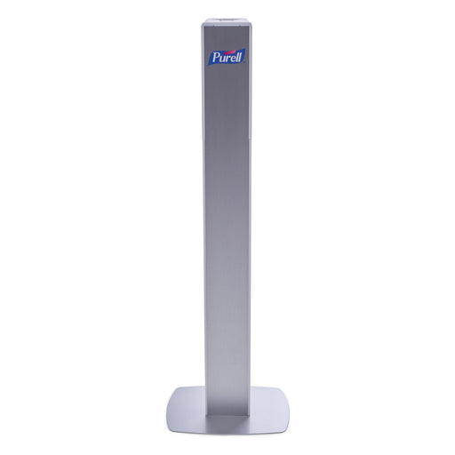 PURELL® Messenger ES8 Silver Panel Floor Stand with Dispenser