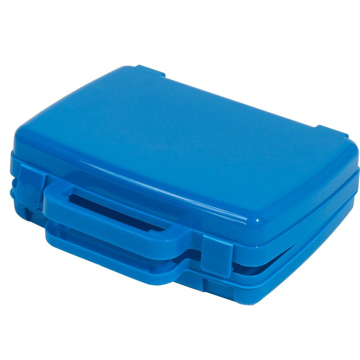 Deflecto Antimicrobial Storage Case Blue