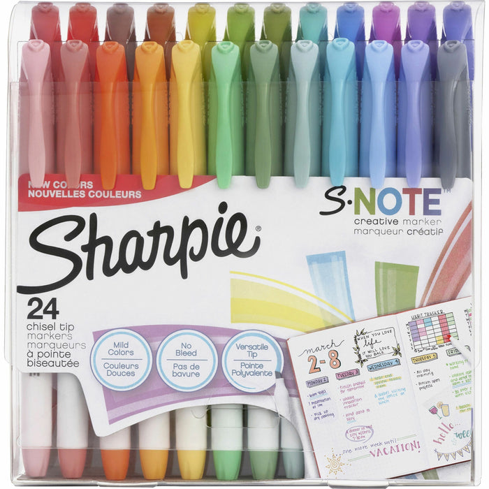 Sharpie S-Note Creative Markers, Chisel Tip