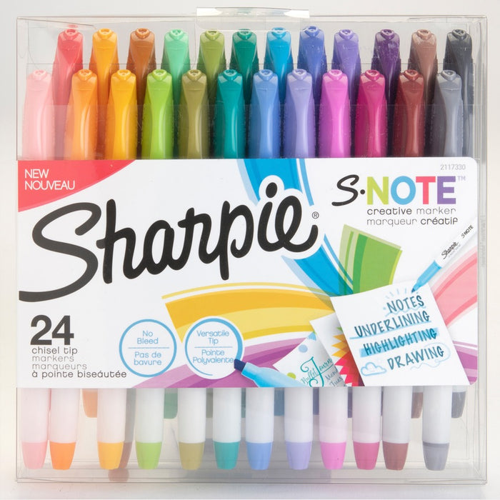 Sharpie S-Note Creative Markers, Chisel Tip