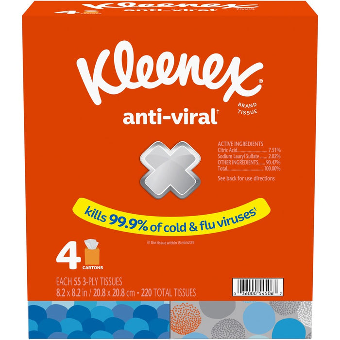 Kleenex Anti-viral Facial Tissue