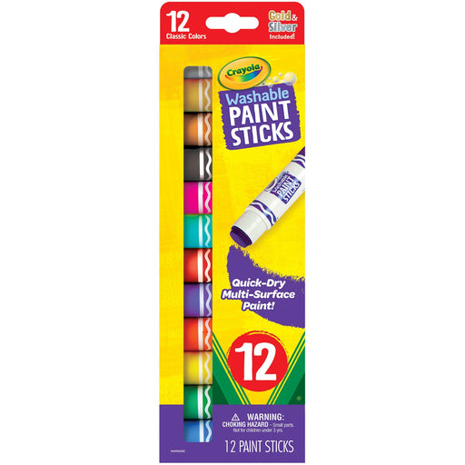 Crayola Project Quick-Dry Paint Sticks