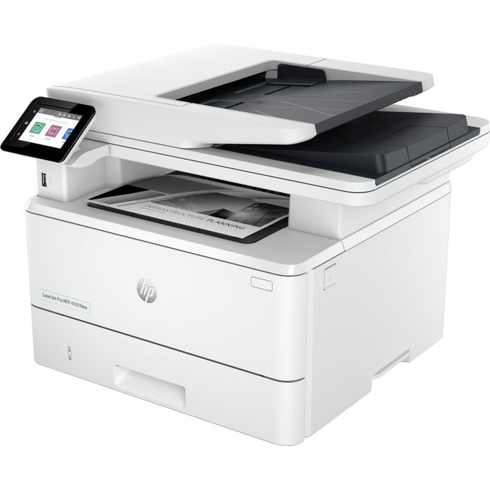 HP LaserJet Pro 4101fdne Laser Multifunction Printer - Monochrome - White