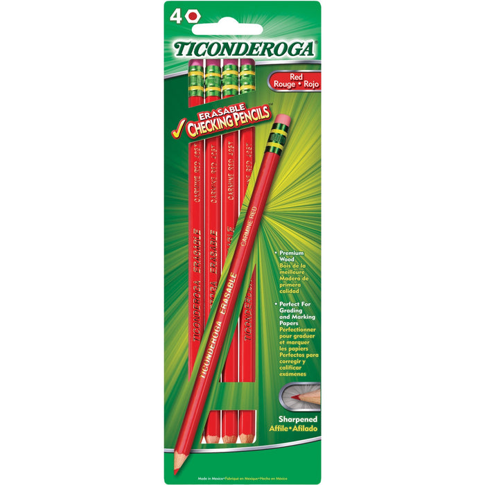 Ticonderoga Erasable Cheking Pencils