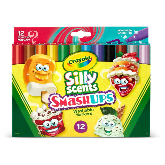 Crayola Silly Scents Slim Scented Washable Markers