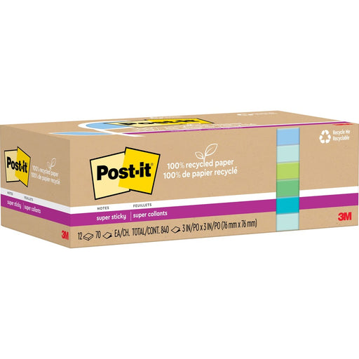 Post-it® Recycled Super Sticky Notes