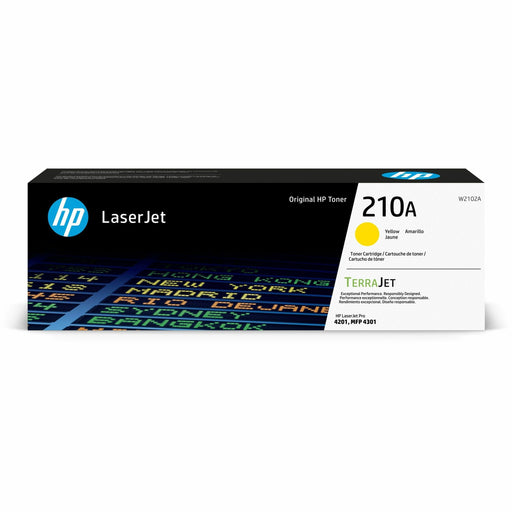 HP 210A Original Laser Toner Cartridge - Yellow Pack