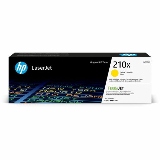 HP 210X Original High Yield Laser Toner Cartridge - Yellow Pack