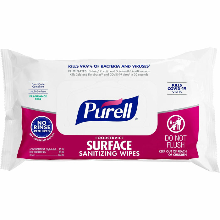 PURELL® Foodservice Surface Sanitizing Wipes