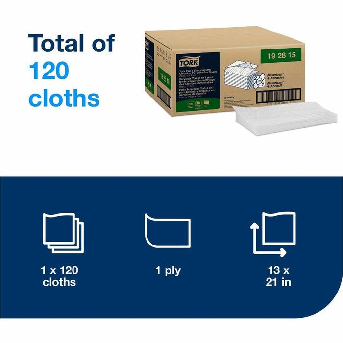 Tork 2-in-1 Scouring/Cleaning Foodservice Towels