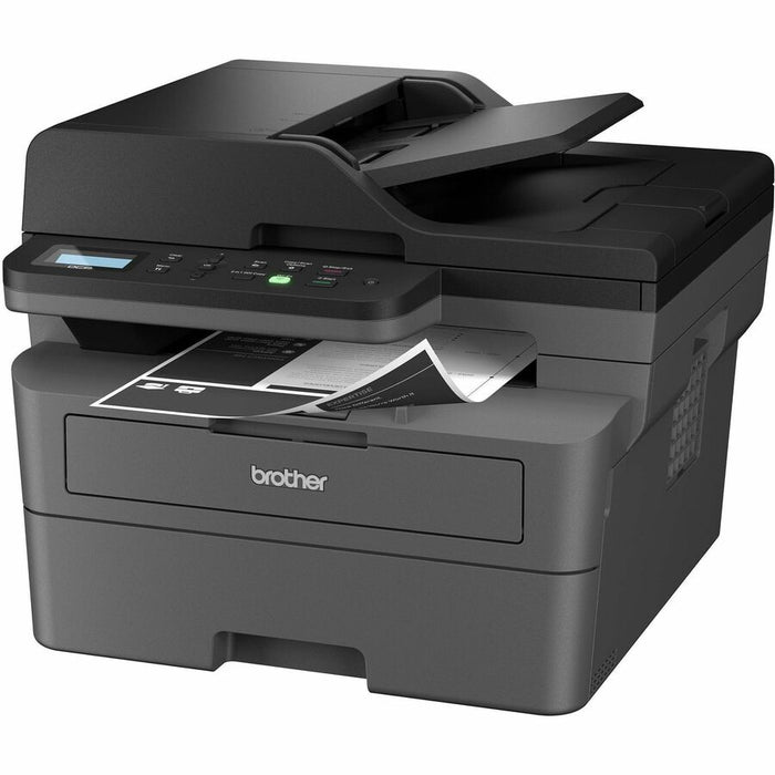 Brother Wireless DCP-L2640DW Compact Monochrome Multi-Function Laser Printer with Print, Copy and Scan, Duplex and Mobile Printing