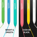 Paper Mate Inkjoy Gel Bright! Pens, Medium Point (0.7mm)