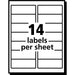 Avery® Easy Peel Inkjet Printer Mailing Labels