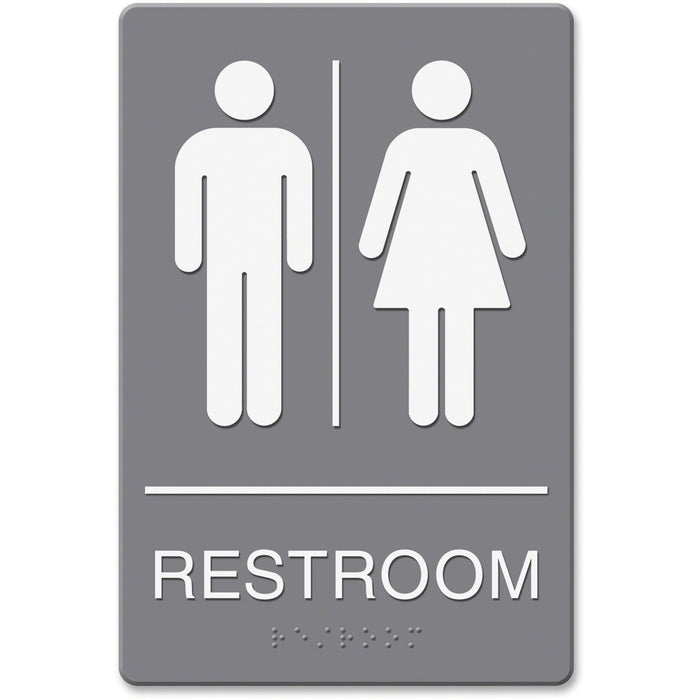 Headline Signs ADA RESTROOM/Image Sign