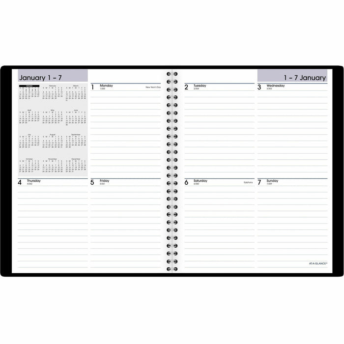 At-A-Glance DayMinder Ruled Wirebound Weekly Planner