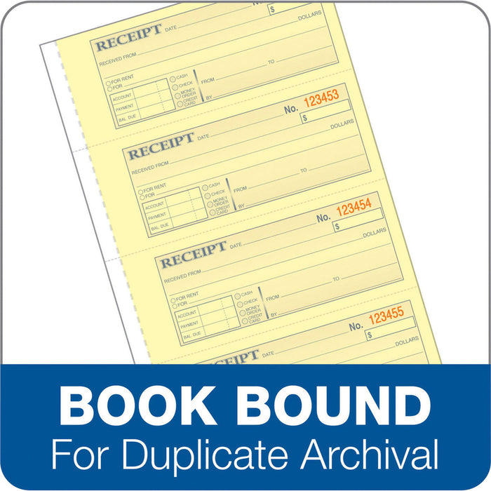 Adams Tapebound 3-part Money Receipt Book