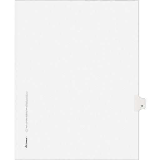 Avery® Individual Legal Exhibit Dividers - Avery Style