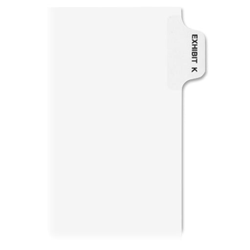 Avery® Individual Legal Exhibit Dividers - Avery Style