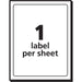 Avery® Removable ID Labels